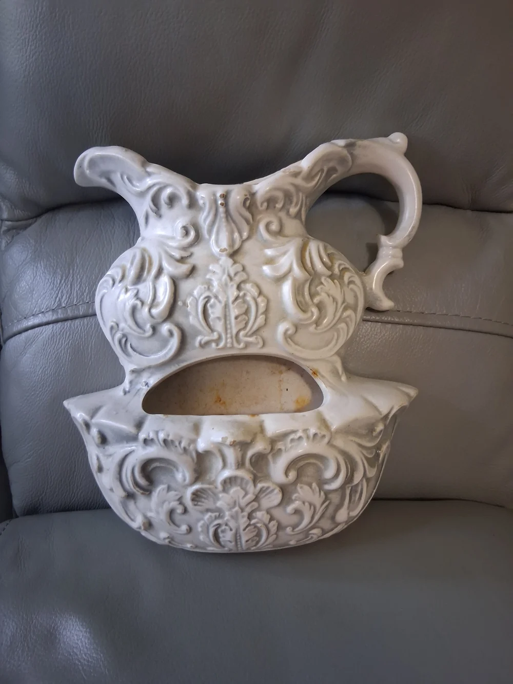 Vintage Ardco Ceramic Wall Pocket Planter